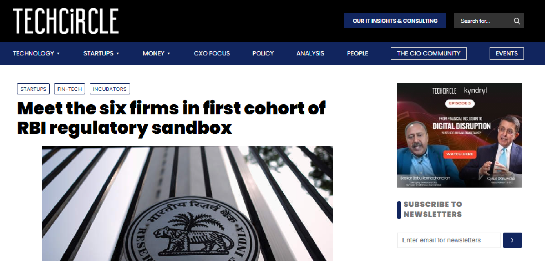 techcircle NSCSPL news